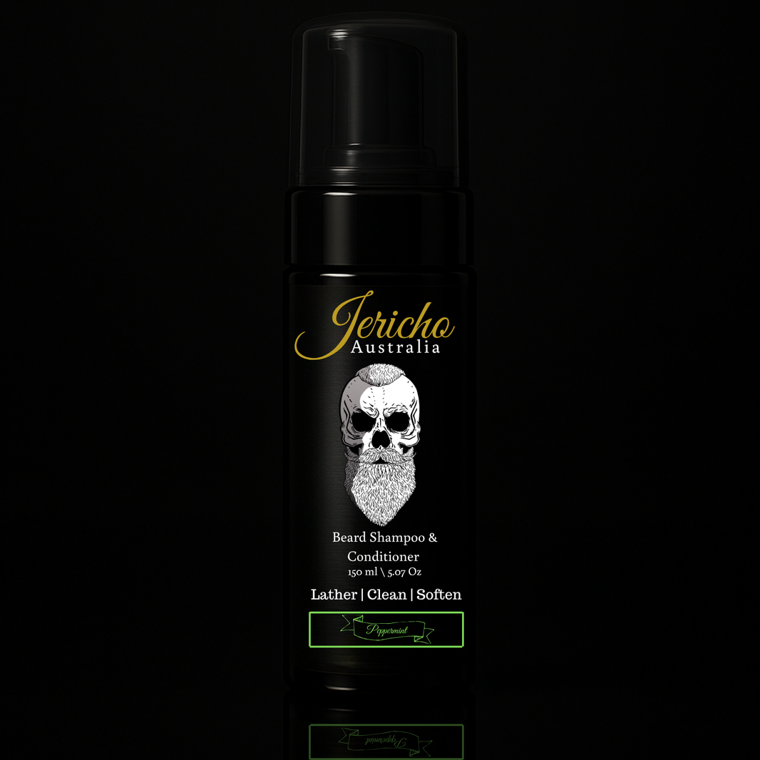 Jericho 2 in 1 Beard Shampoo & Conditioner 150ml Peppermint