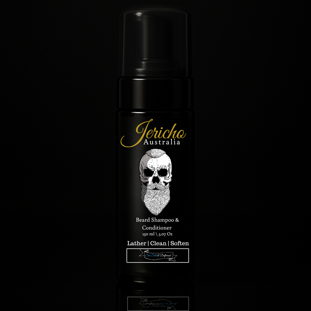 Jericho 2 in 1 Beard Shampoo & Conditioner 150ml Sea Salt & DriftWood