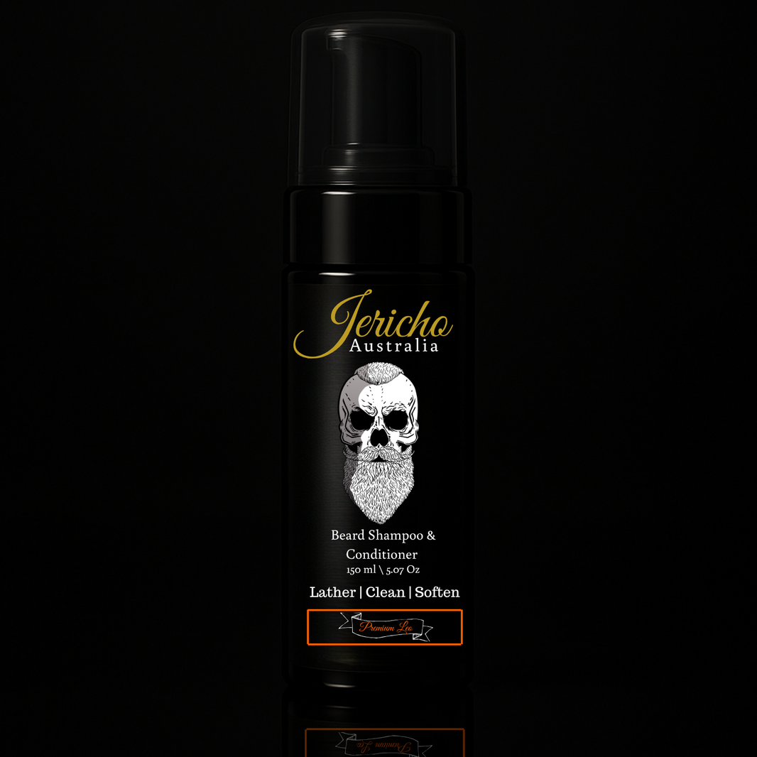 Jericho 2 in 1 Beard Shampoo & Conditioner 150ml Premium Leo