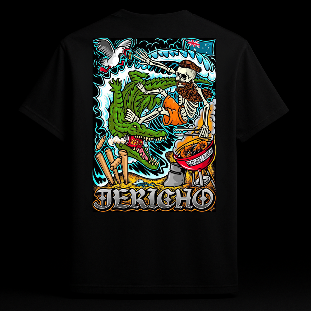 Jericho Australia Surfin Croc T-Shirt