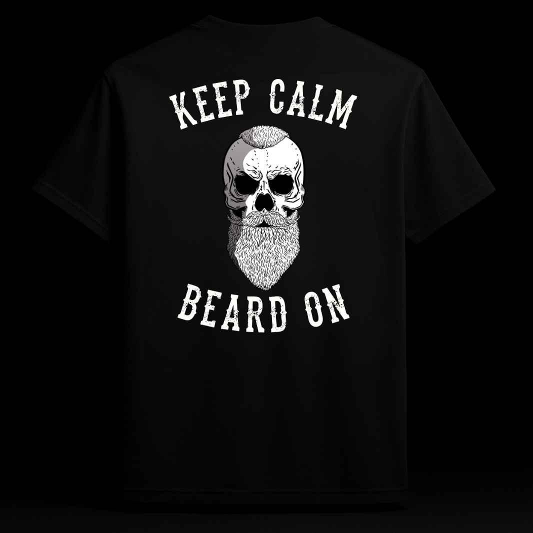 Keep Calm Beard On T-Shirt