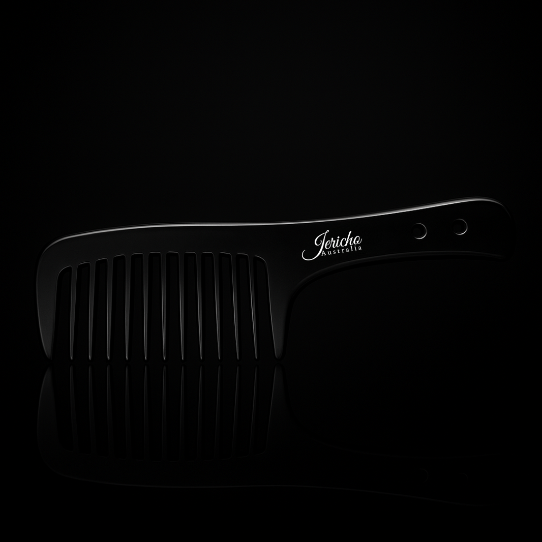 Carbon Fibre Wide Tooth Beard Comb