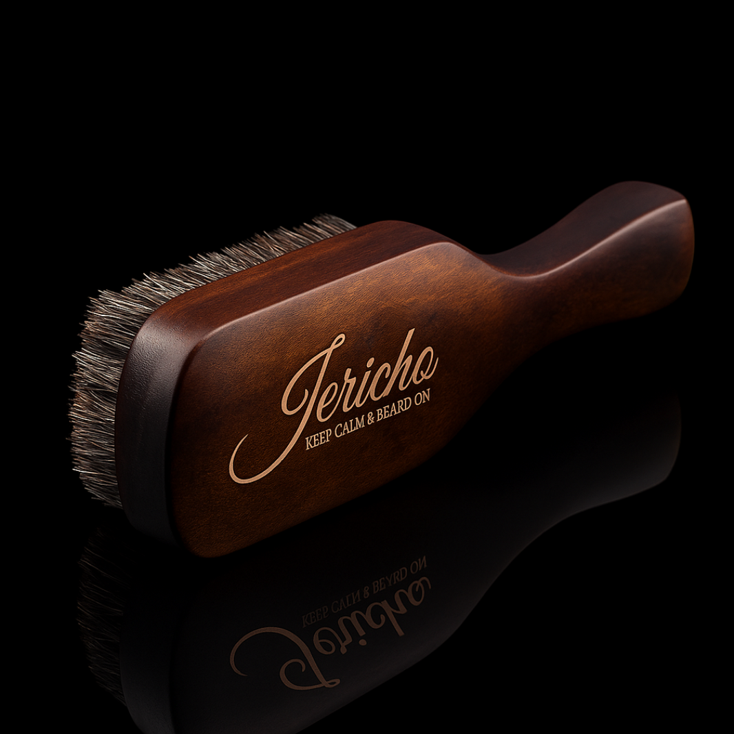 Boar Bristle Brush with Handle (Medium Stiffness)