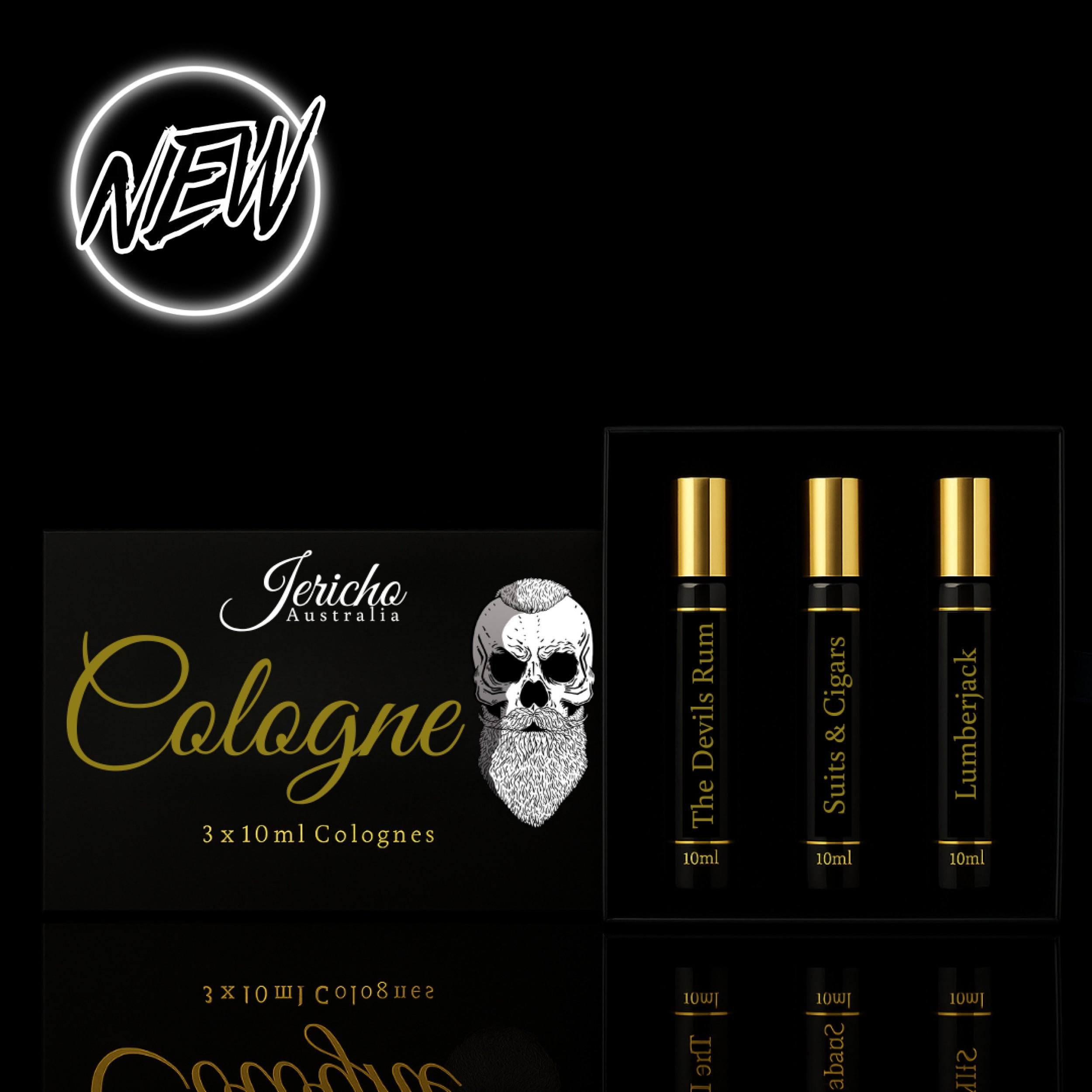 Jericho Australia Cologne Spray 10ml 3 Pack