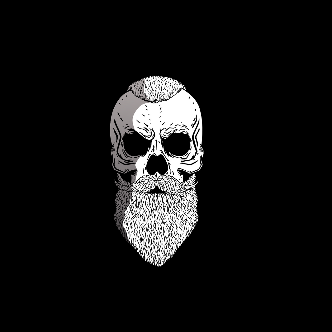 Jericho Australia Skull Decal/Sticker Small