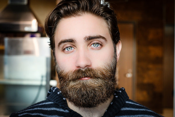 male model with a beard