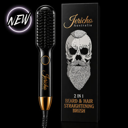 2 in 1 Beard Straightening Brush (Corded)