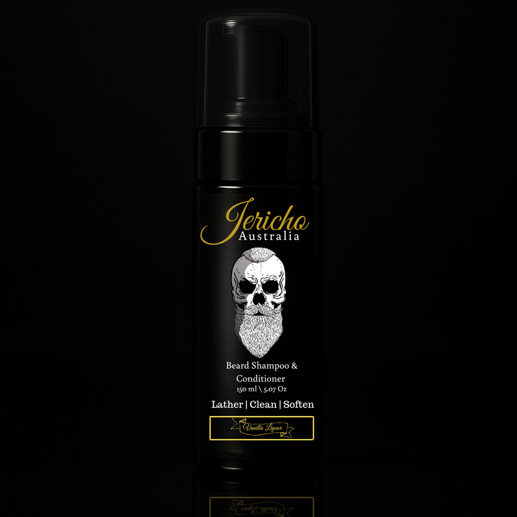 Jericho 2 in 1 Beard Shampoo & Conditioner 150ml Vanilla Liquor
