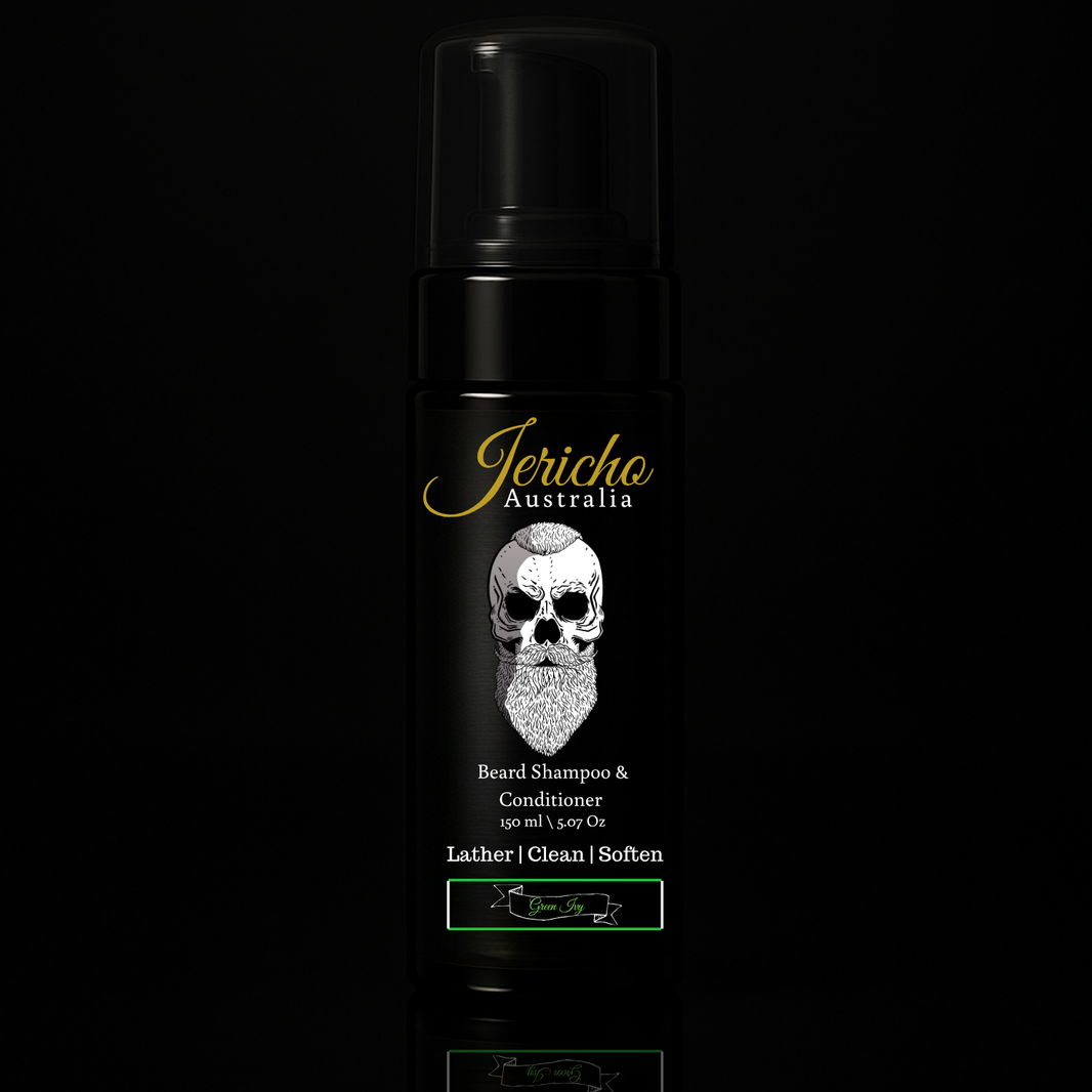 Jericho 2 in 1 Beard Shampoo & Conditioner 150ml Green Ivy
