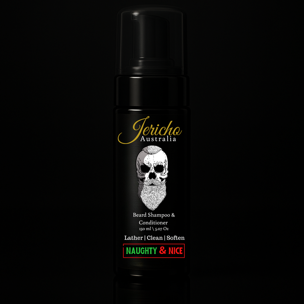 Jericho 2 in 1 Beard Shampoo & Conditioner 150ml Naughty & Nice ( Limited Edition )