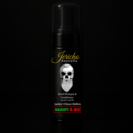 Jericho 2 in 1 Beard Shampoo & Conditioner 150ml Naughty & Nice ( Limited Edition )
