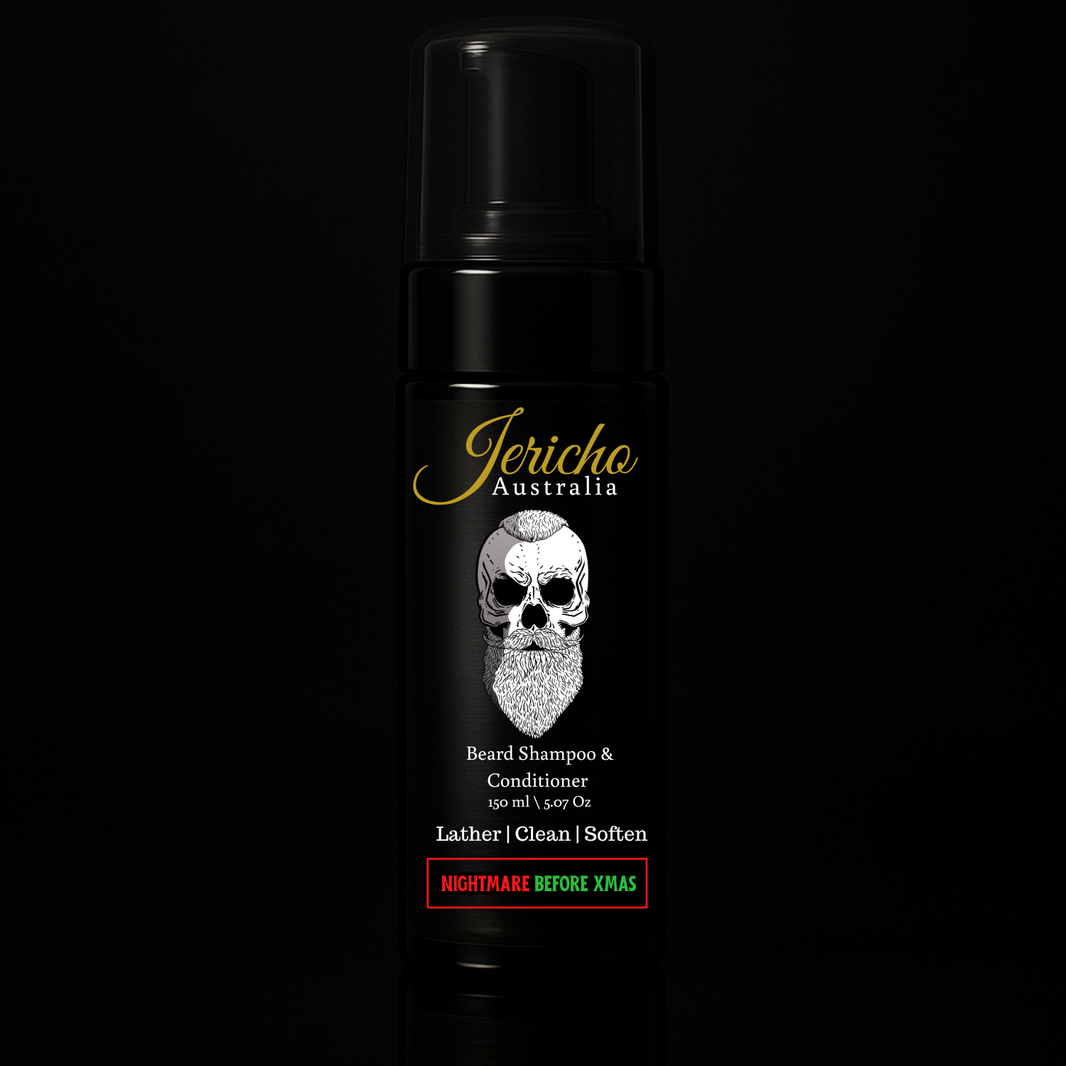 Jericho 2 in 1 Beard Shampoo & Conditioner 150ml Nightmare B4 XMAS ( Limited Edition )