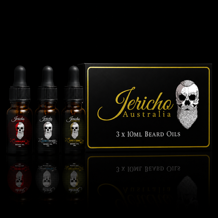 Jericho Junior Beard Oils (Sample or Travel Size) - 10ml 3 Pack