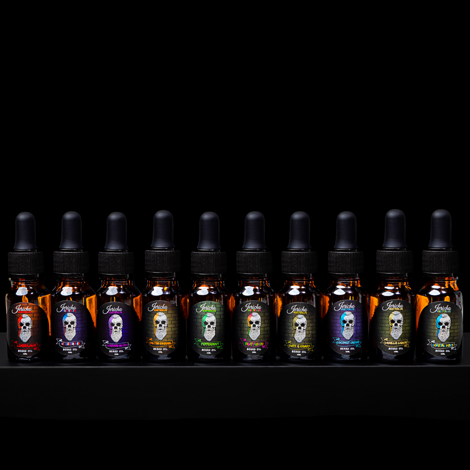 The Wall Of Jericho - (Sample or Travel Size) 10x10ml Beard Oil’s