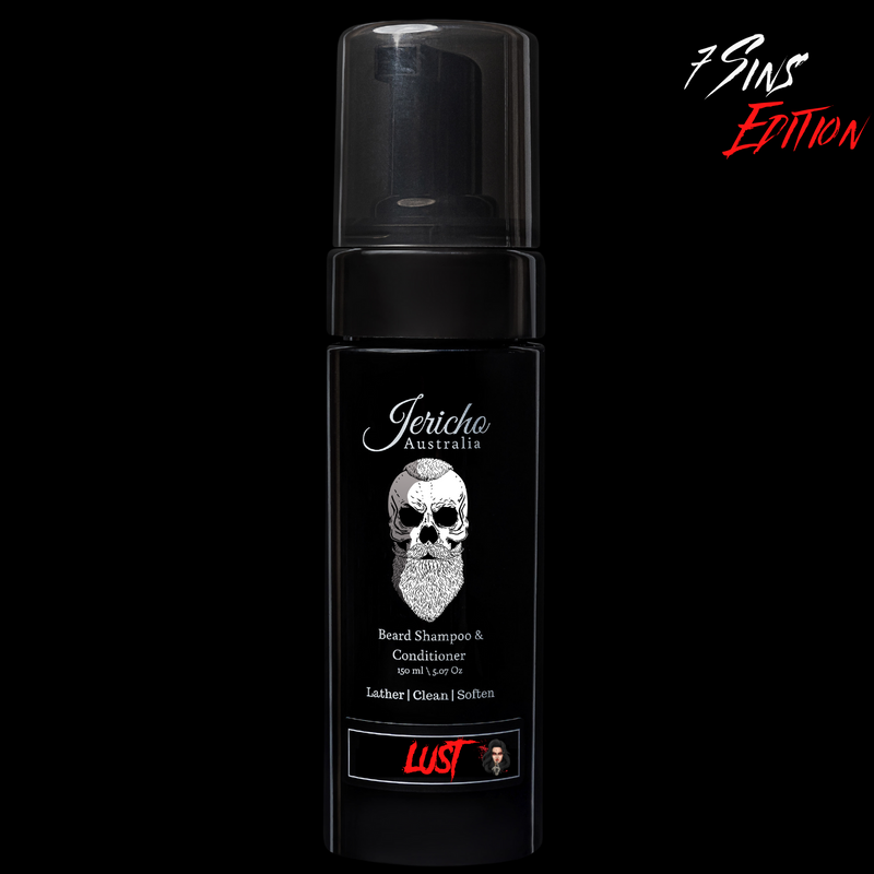 Jericho 2 In 1 Beard Shampoo & Conditioner 150Ml Lust ( 7 Sins Edition)