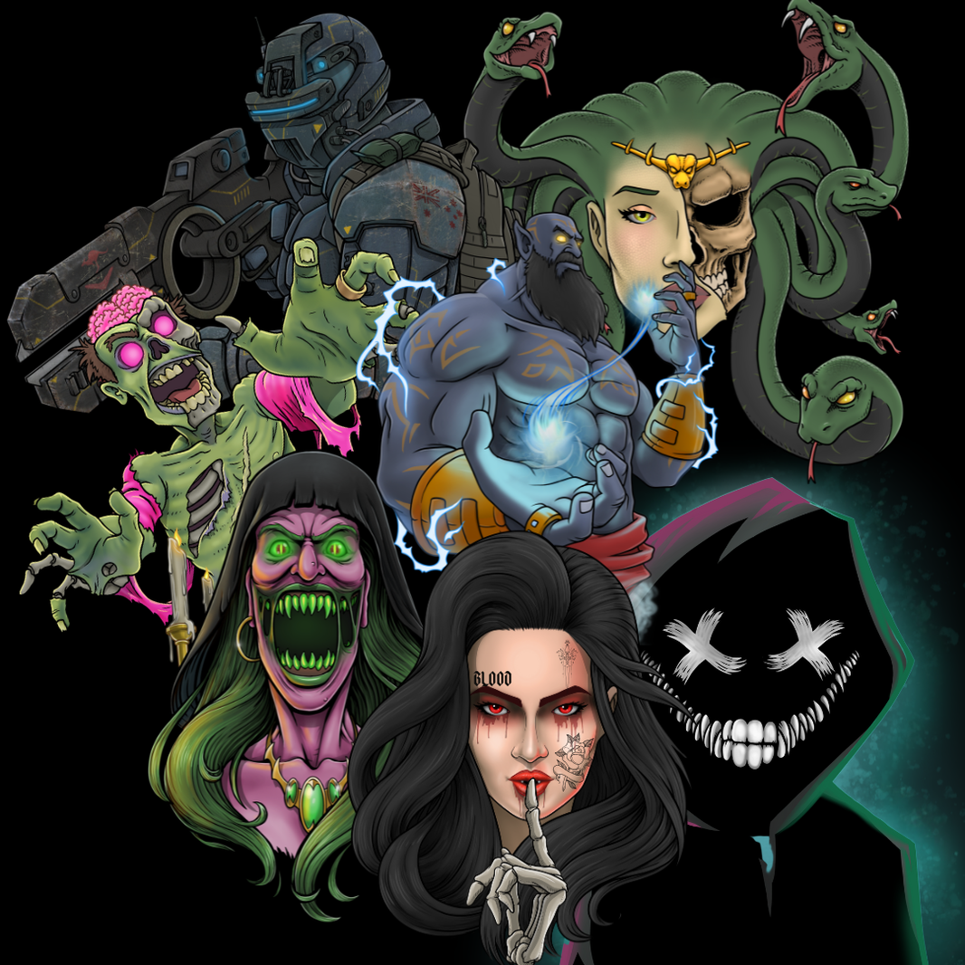 7 Deadly Sins Die-cut Stickers