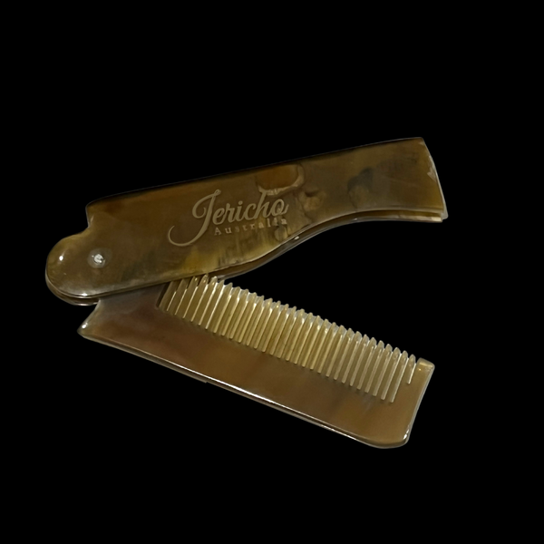 Folding Sandalwood Beard Comb
