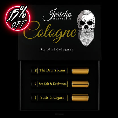 Jericho Australia Cologne Spray 10ml 3 Pack