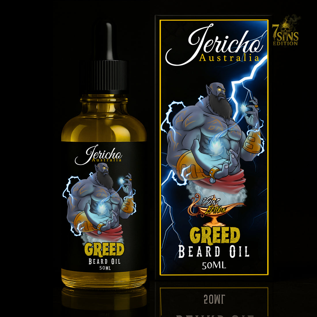 Jericho Australia |Greed Beard Oil 50ml ( 7 Sins Edition)