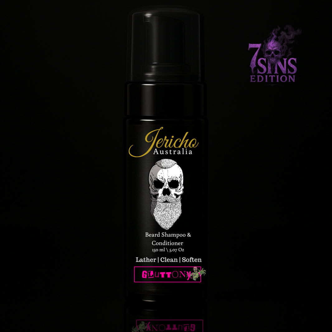 Jericho 2 in 1 Beard Shampoo & Conditioner 150ml Gluttony (7 Sins Edition)