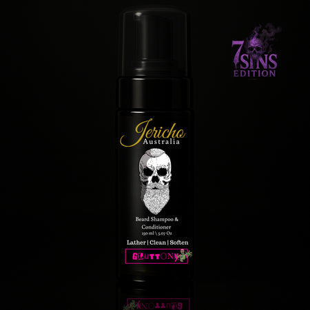 Jericho 2 in 1 Beard Shampoo & Conditioner 150ml Gluttony (7 Sins Edition)