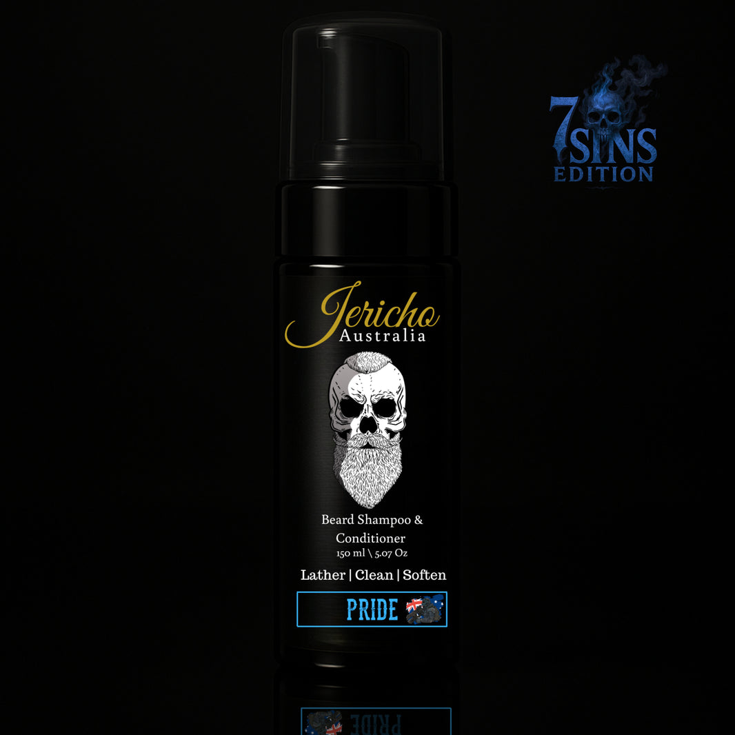 Jericho 2 in 1 Beard Shampoo & Conditioner 150ml Pride (7 Sins Edition)
