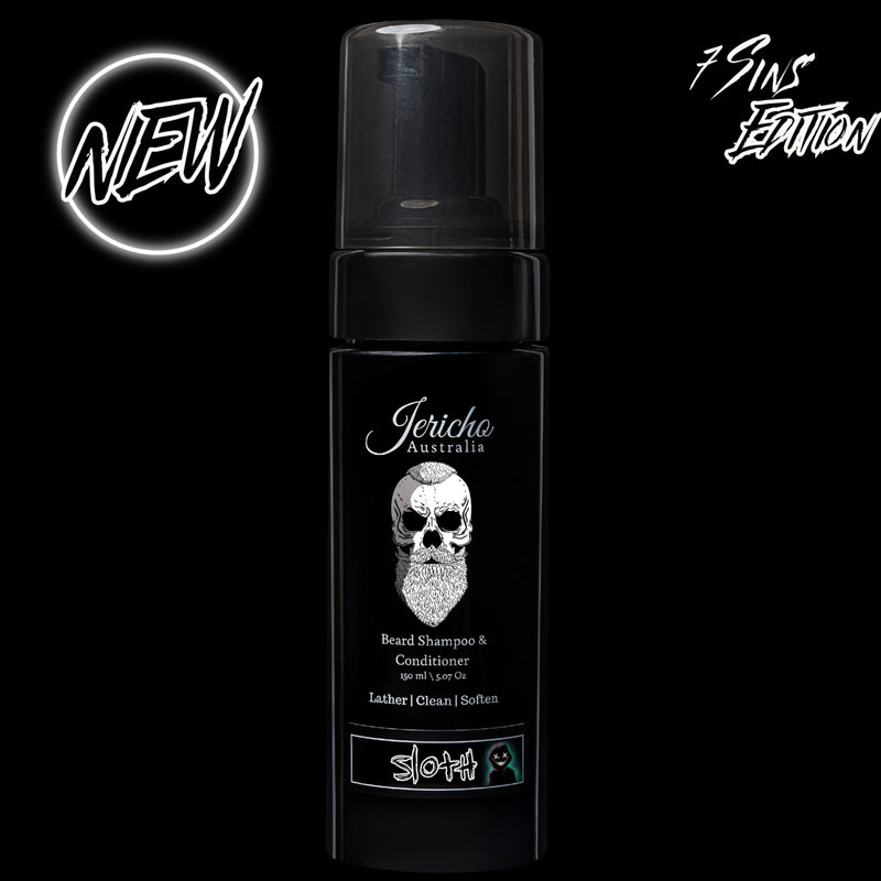 Jericho 2 in 1 Beard Shampoo & Conditioner 150ml Sloth (7 Sins Edition)