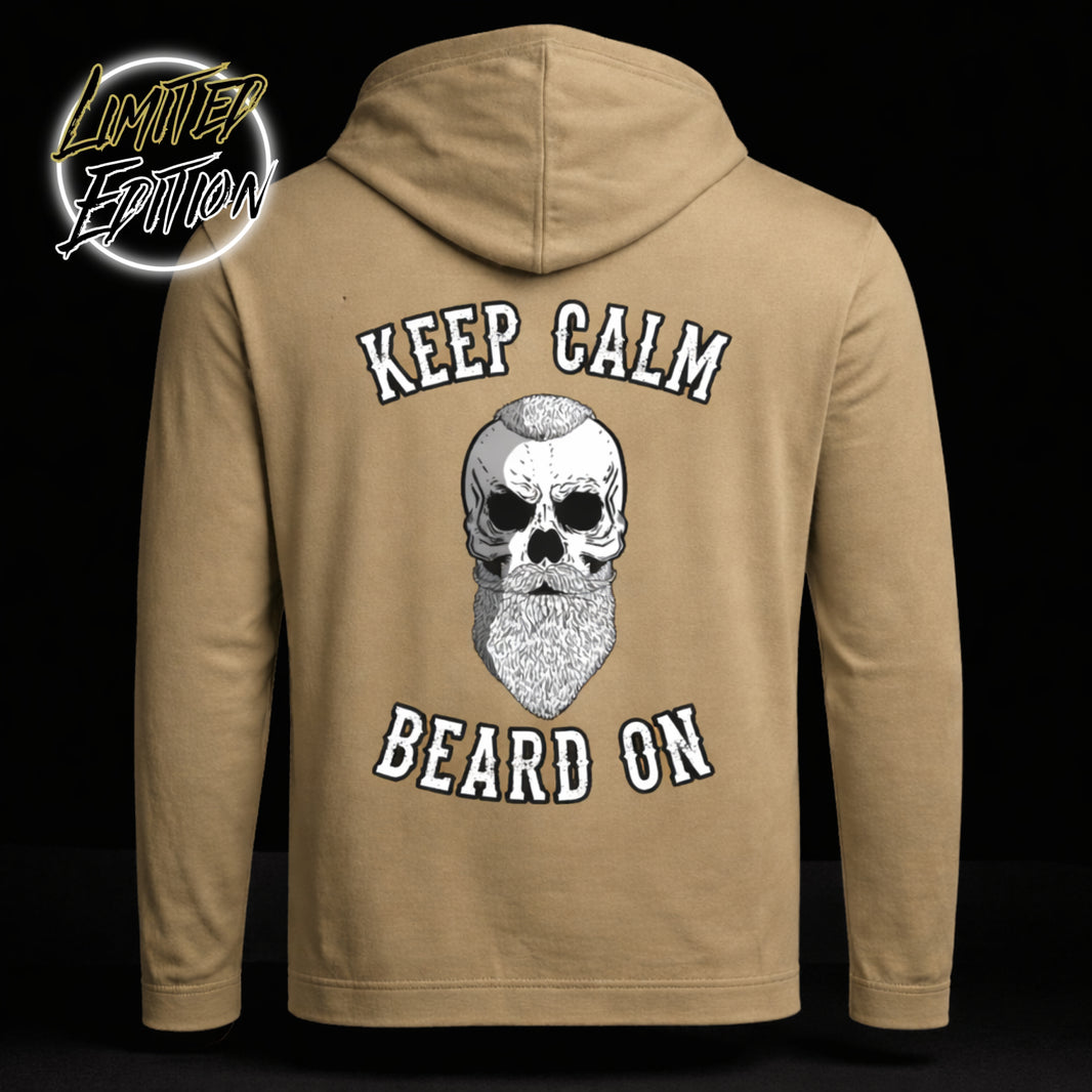 Jericho Keep Calm & Beard On Heavy Hoodie (Limited Edition)