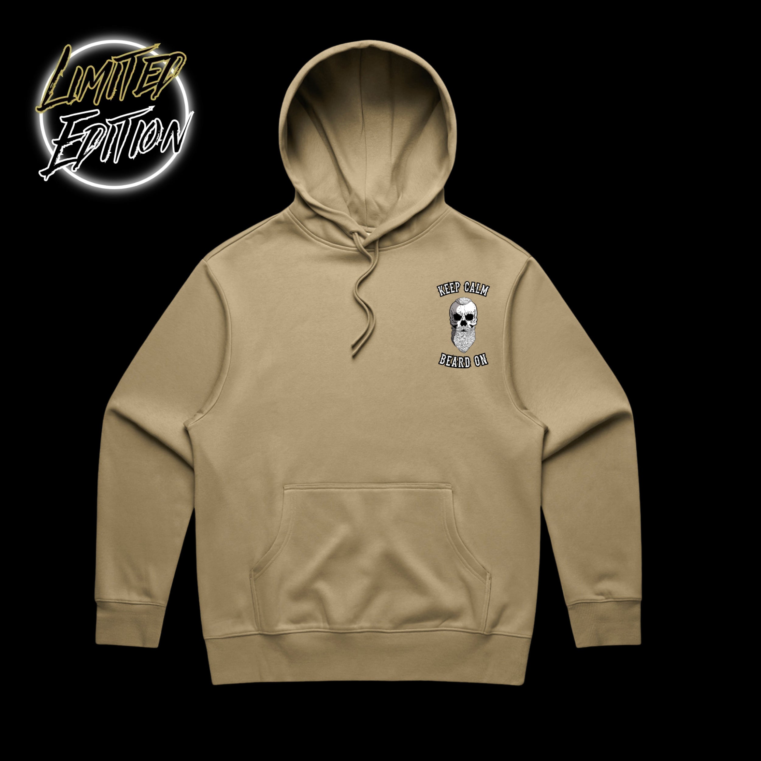 Jericho Keep Calm & Beard On Heavy Hoodie (Limited Edition)