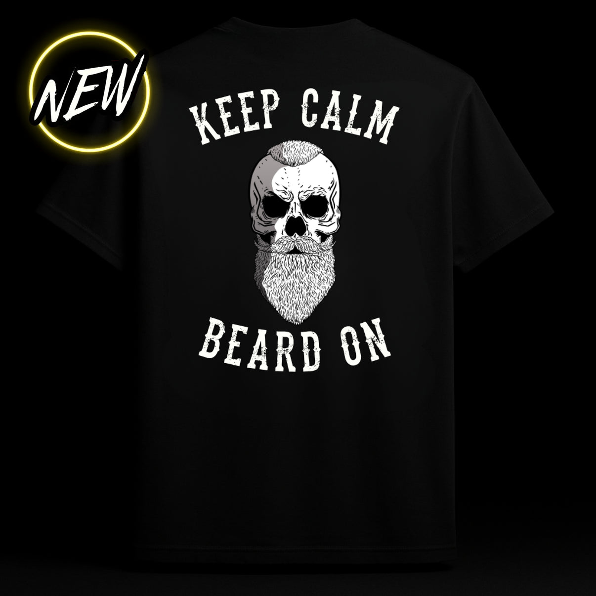 Keep Calm Beard On T-Shirt - Shirt