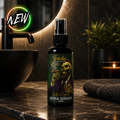 Natural Deodorant Suits & Cigars 100ml (Aluminium Free)