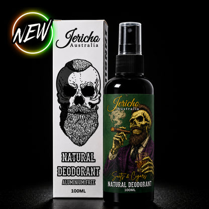 Natural Deodorant Suits & Cigars 100ml (Aluminium Free)