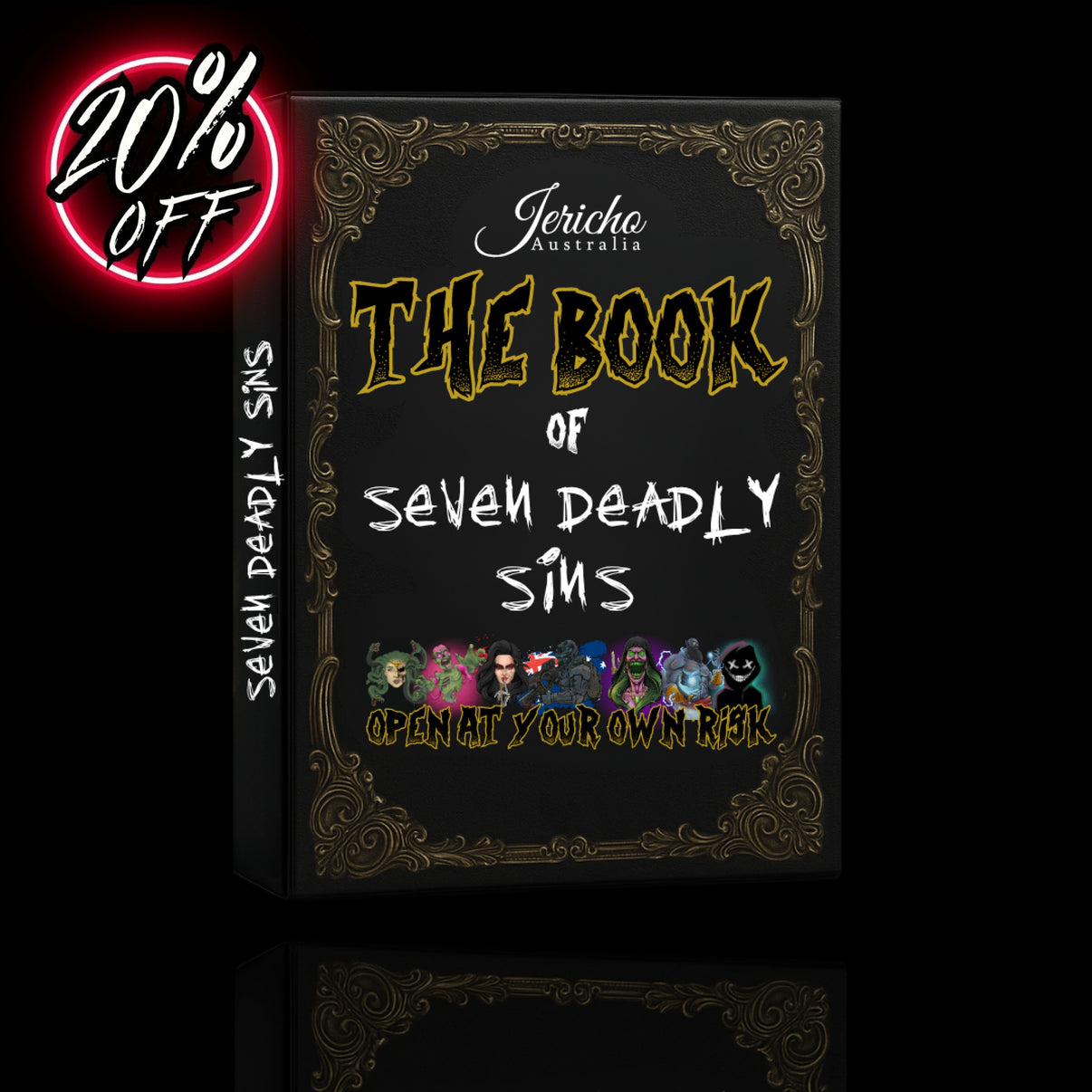 The Book of 7 Deadly Sins - (Sample or Travel Size) 7x10ml Beard Oil’s