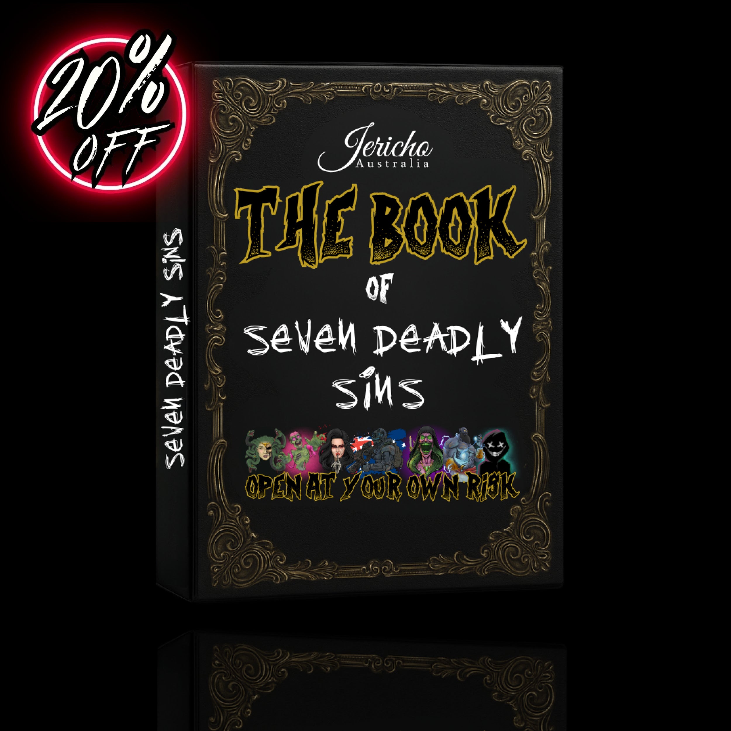 The Book of 7 Deadly Sins - (Sample or Travel Size) 7x10ml Beard Oil’s