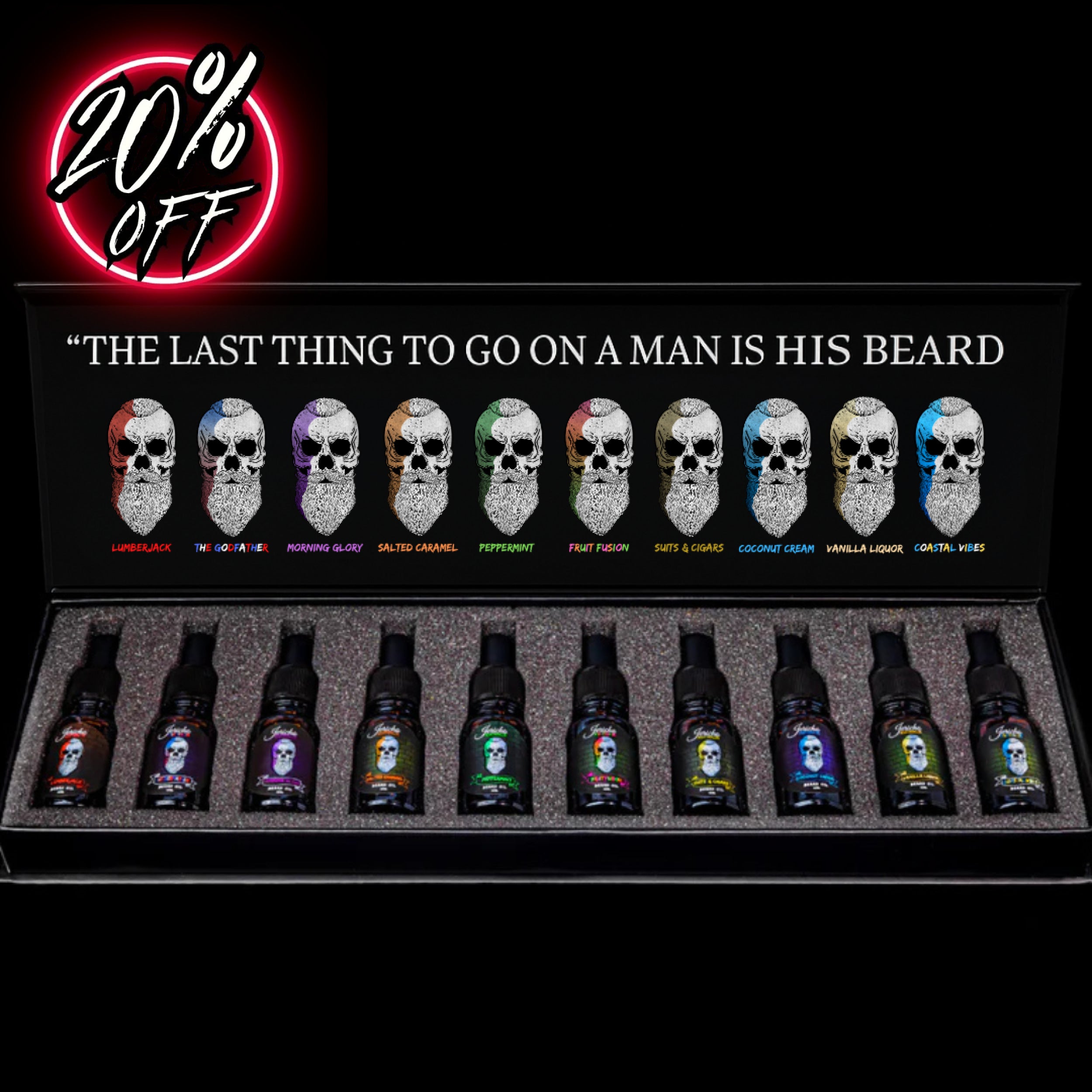The Wall Of Jericho - (Sample or Travel Size) 10x10ml Beard Oil’s
