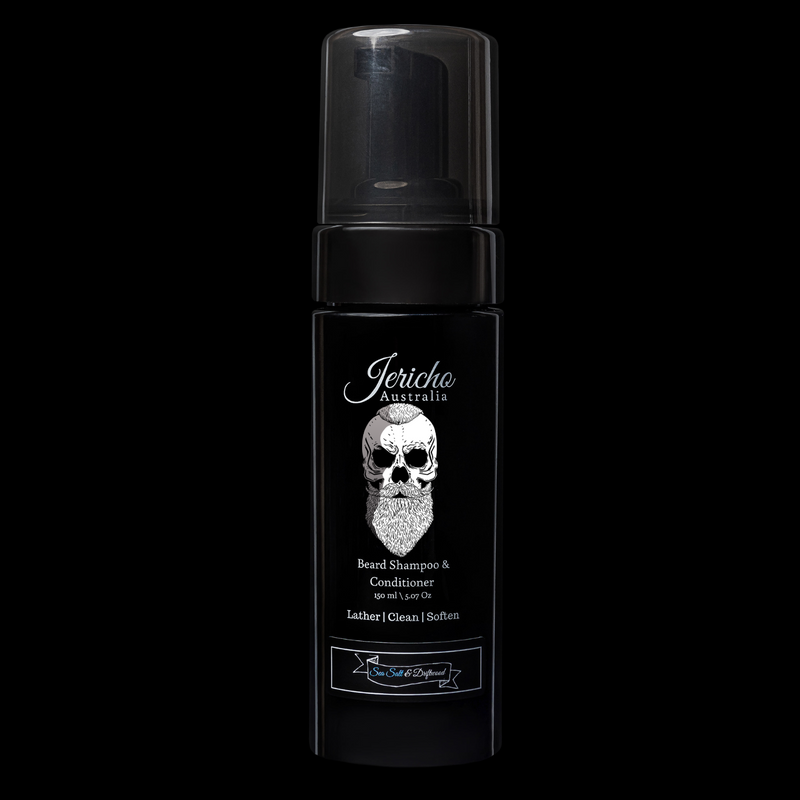 Jericho 2 in 1 Beard Shampoo & Conditioner 150ml Sea Salt & DriftWood
